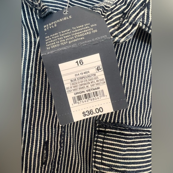 Universal Thread Blue Stripe jumpsuits and Rompers. - Picture 6 of 8